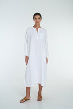 Load image into Gallery viewer, olina long sleeve linen kaftan