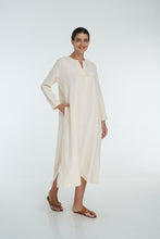 Load image into Gallery viewer, olina long sleeve linen kaftan