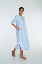 Load image into Gallery viewer, olina long sleeve linen kaftan