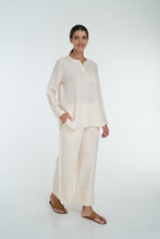 Load image into Gallery viewer, roma one pocket linen shirt