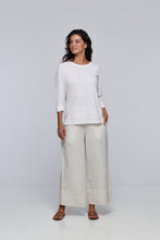 Load image into Gallery viewer, astrid fine cotton stripe t-shrit