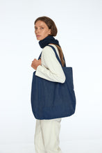 Load image into Gallery viewer, marais denim tote bag
