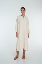 Load image into Gallery viewer, olina long sleeve linen kaftan
