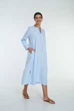 Load image into Gallery viewer, olina long sleeve linen kaftan
