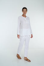 Load image into Gallery viewer, roma one pocket linen shirt
